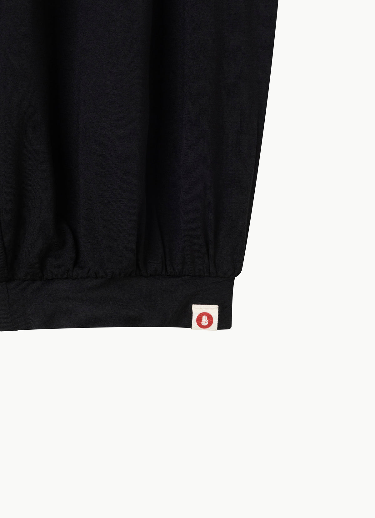 Shirring half pants_Black
