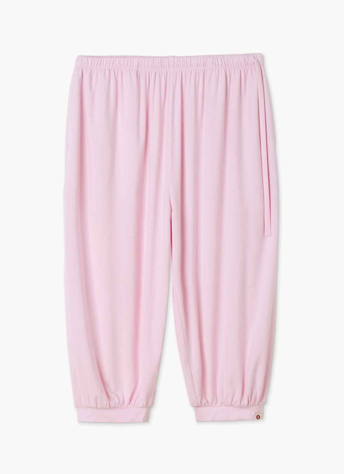 Shirring half pants_Cradle Pink