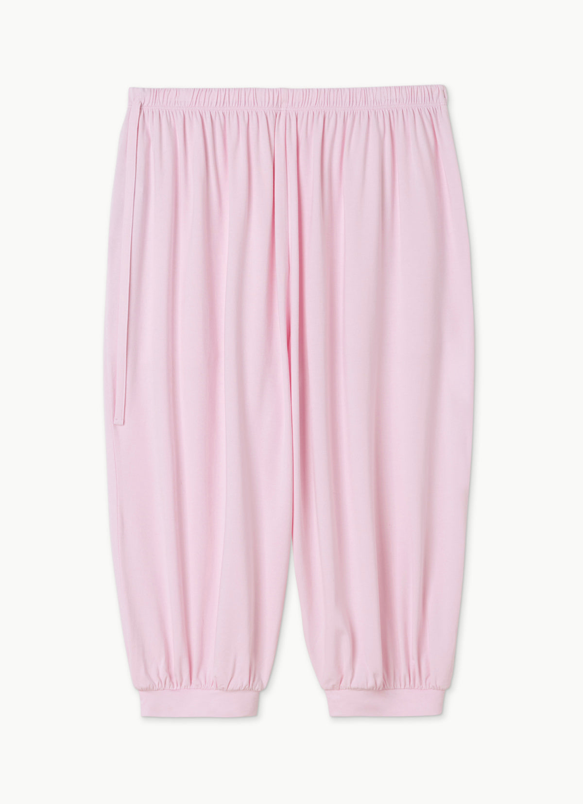 Shirring half pants_Cradle Pink