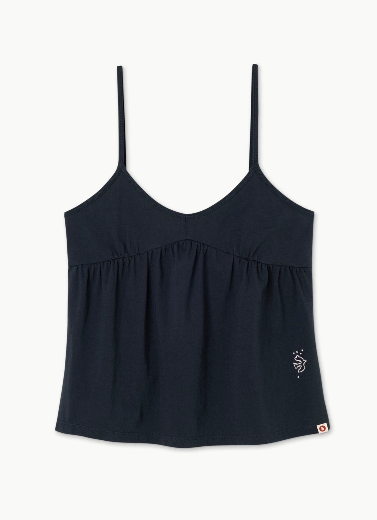 Kasih shirring top_Blueberry