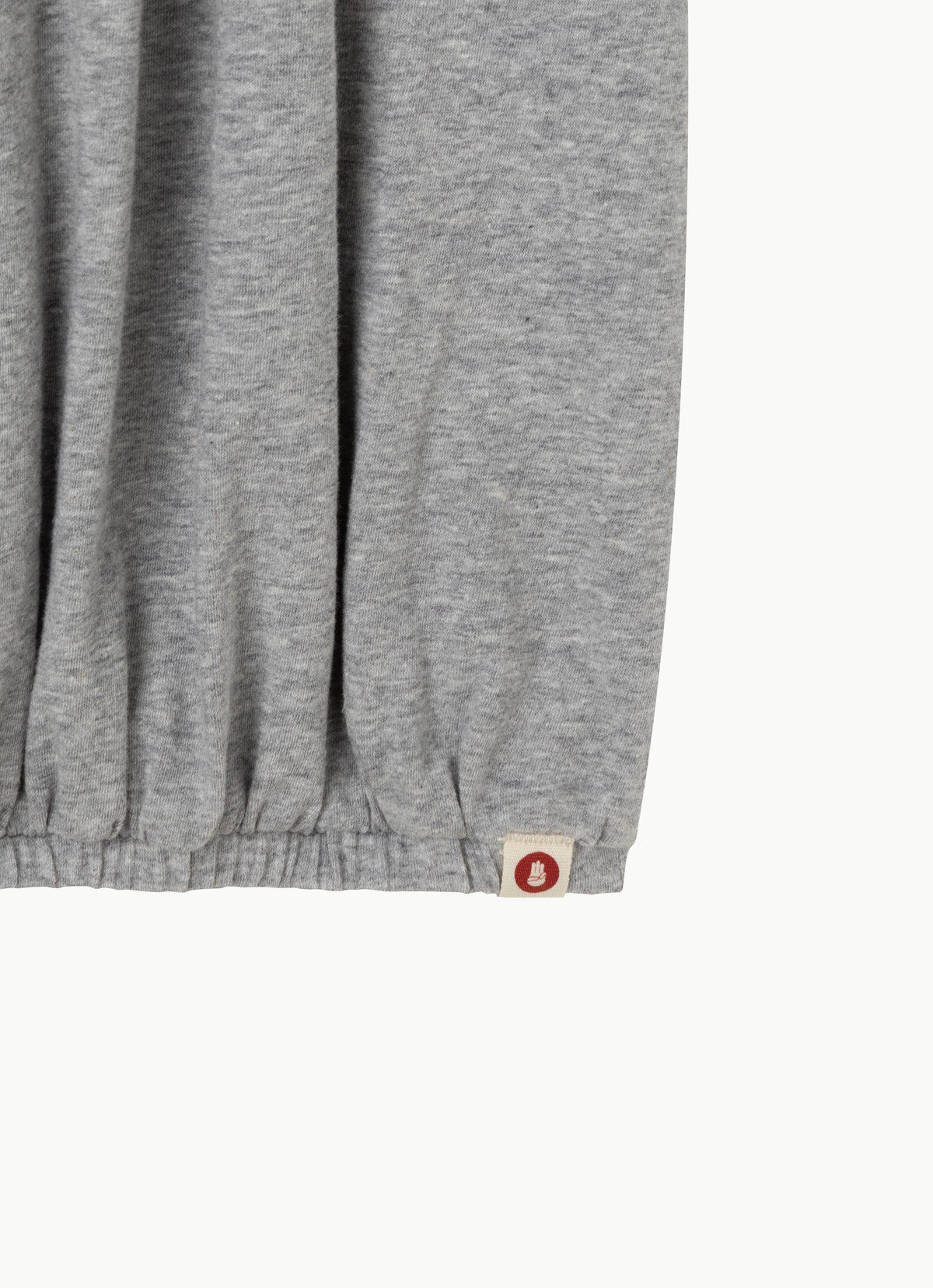 Petal halter top_Dark Melange Grey