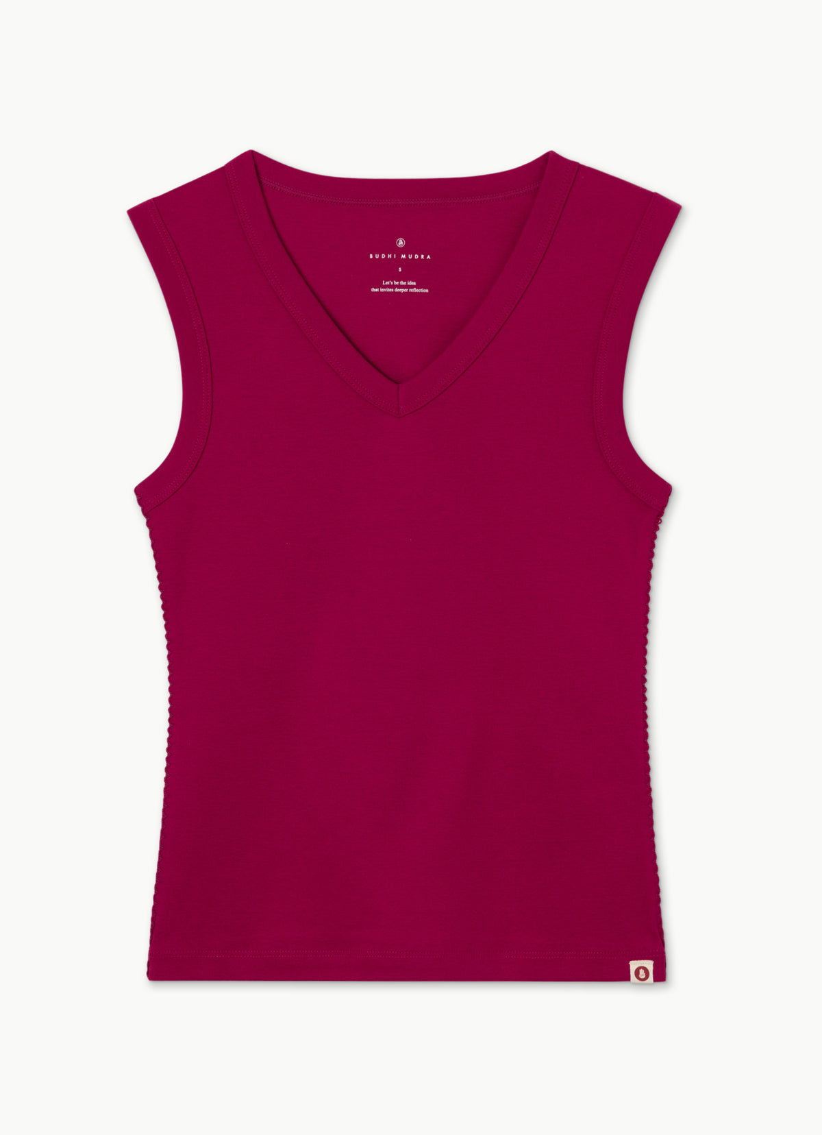 Essential V sleeveless_Persian Red