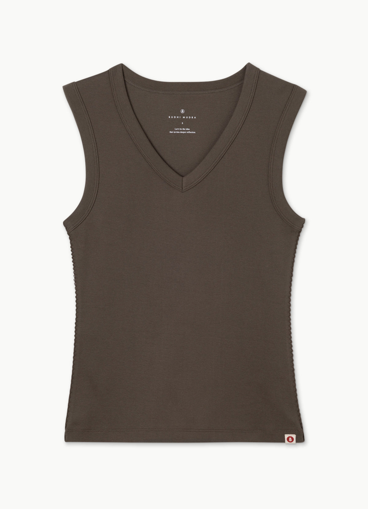 Essential V sleeveless_Crocodile