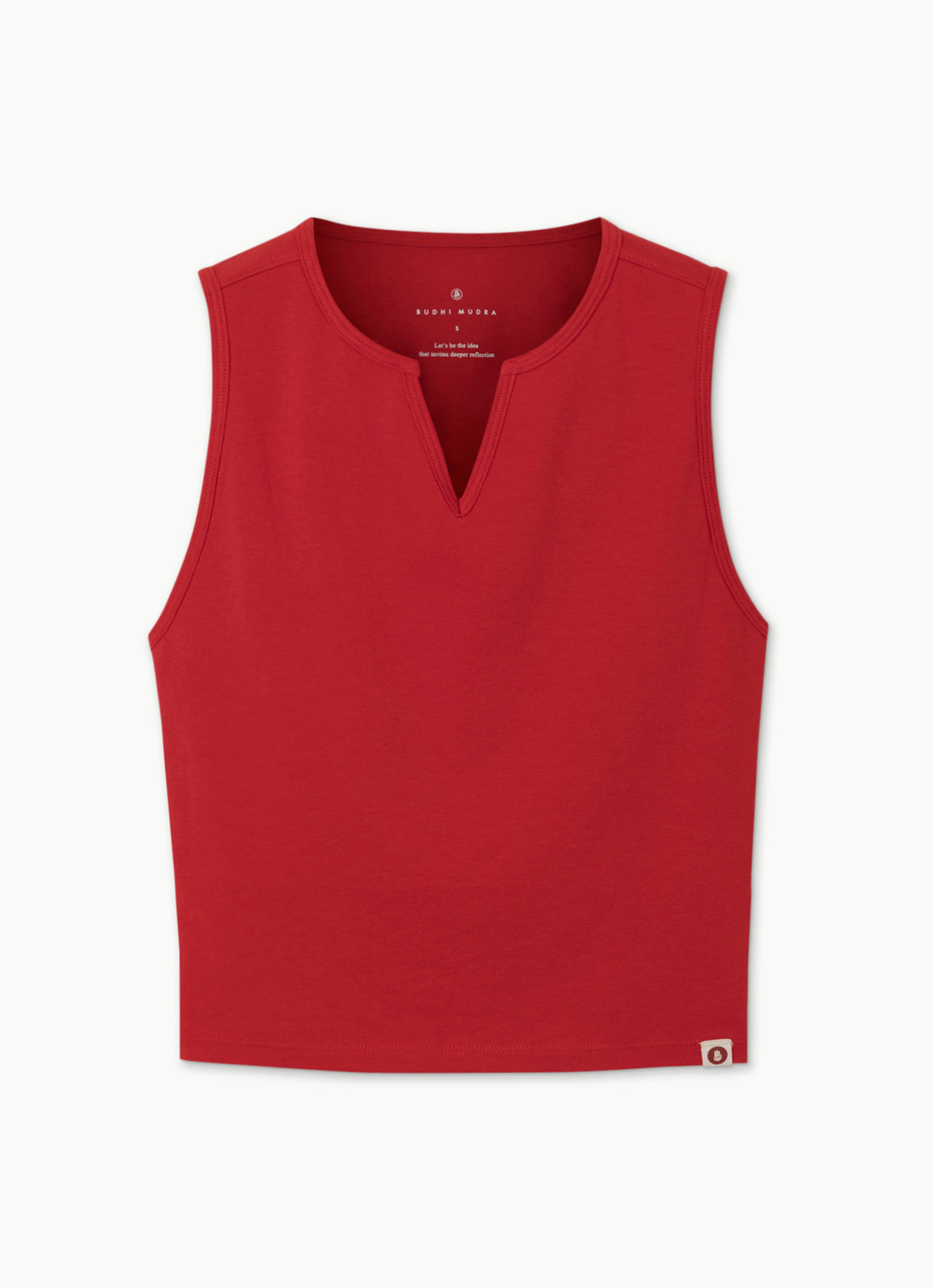 Carlo V tank top_High Risk Red