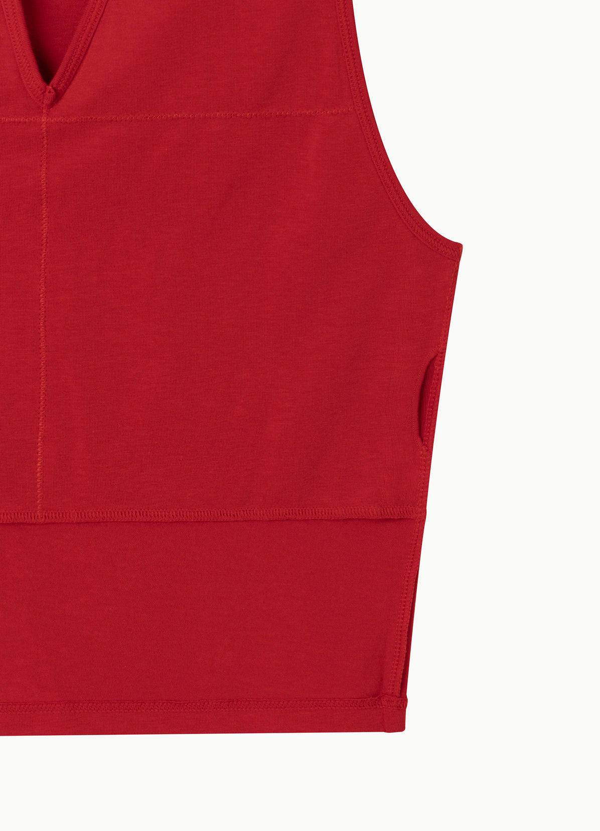 Carlo V tank top_High Risk Red