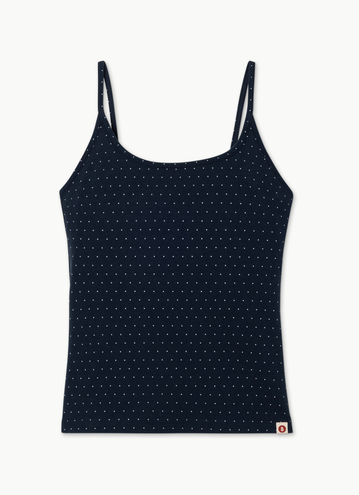 Carrie tank top_dotted_Navy Multi