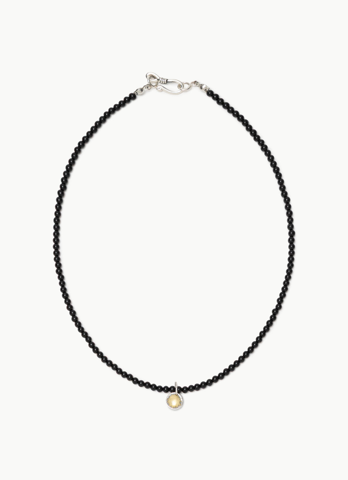 Surya beaded necklace_Black