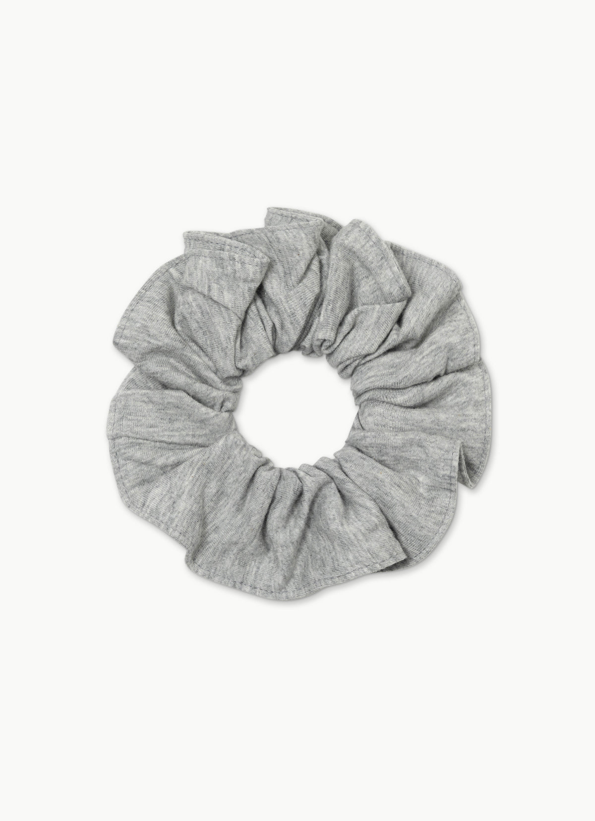 BM soft scrunchie_Dark Melange Grey