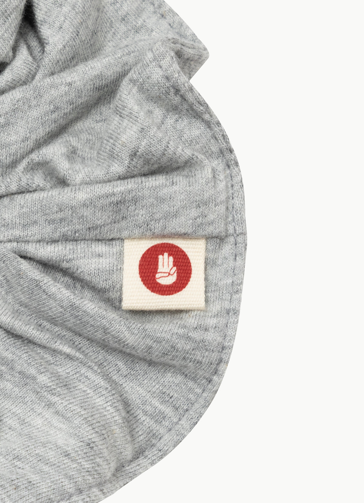 BM soft scrunchie_Dark Melange Grey