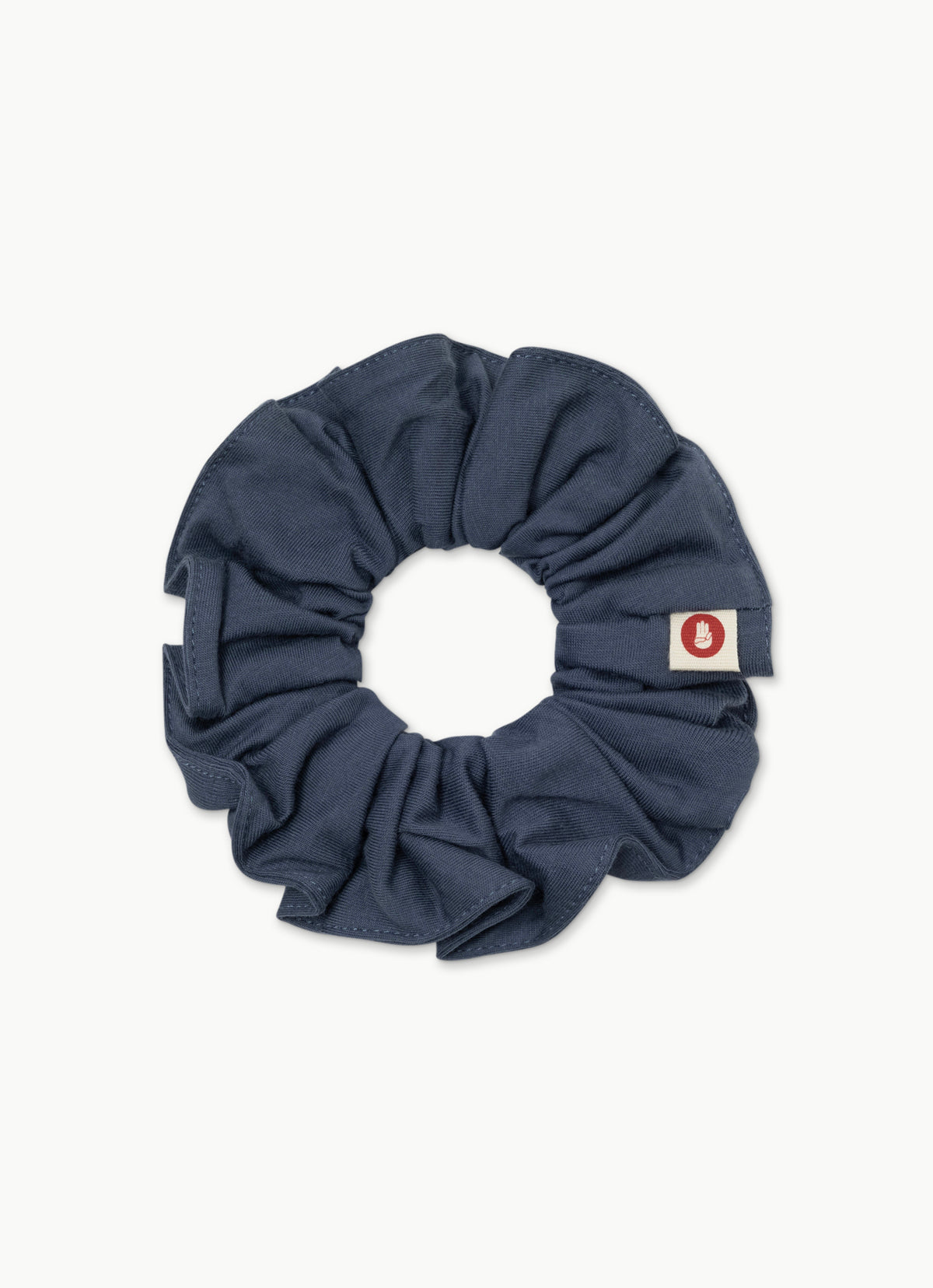 BM soft scrunchie_Grey Blue