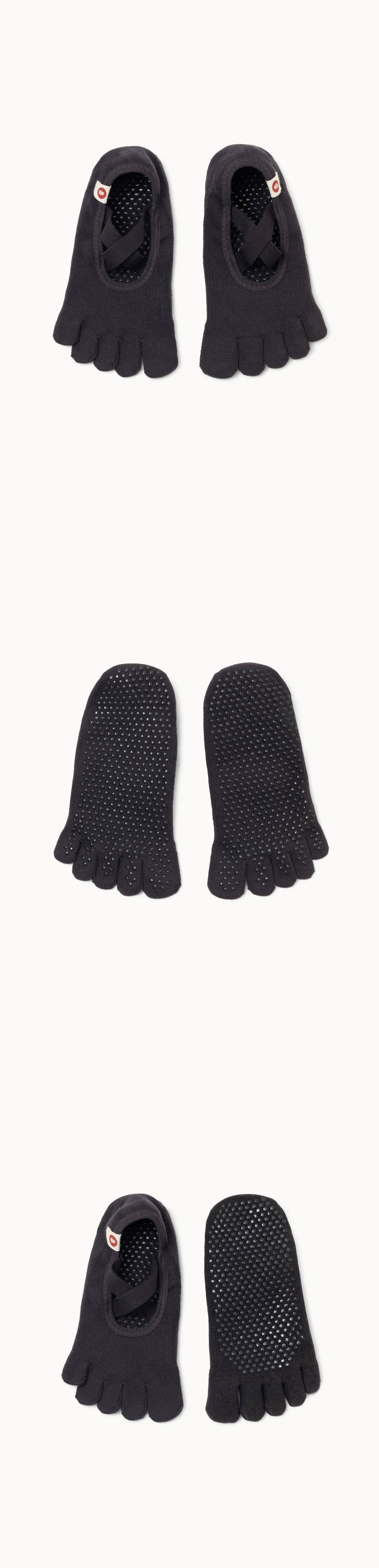 BM low toe socks_Charcoal