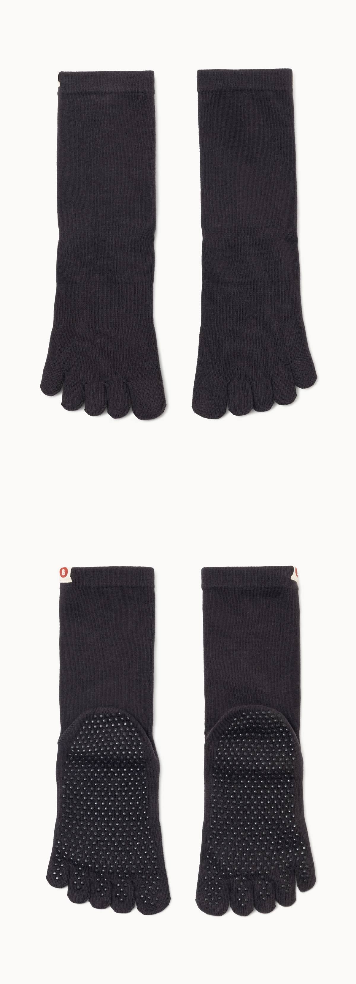 BM middle toe socks_Charcoal