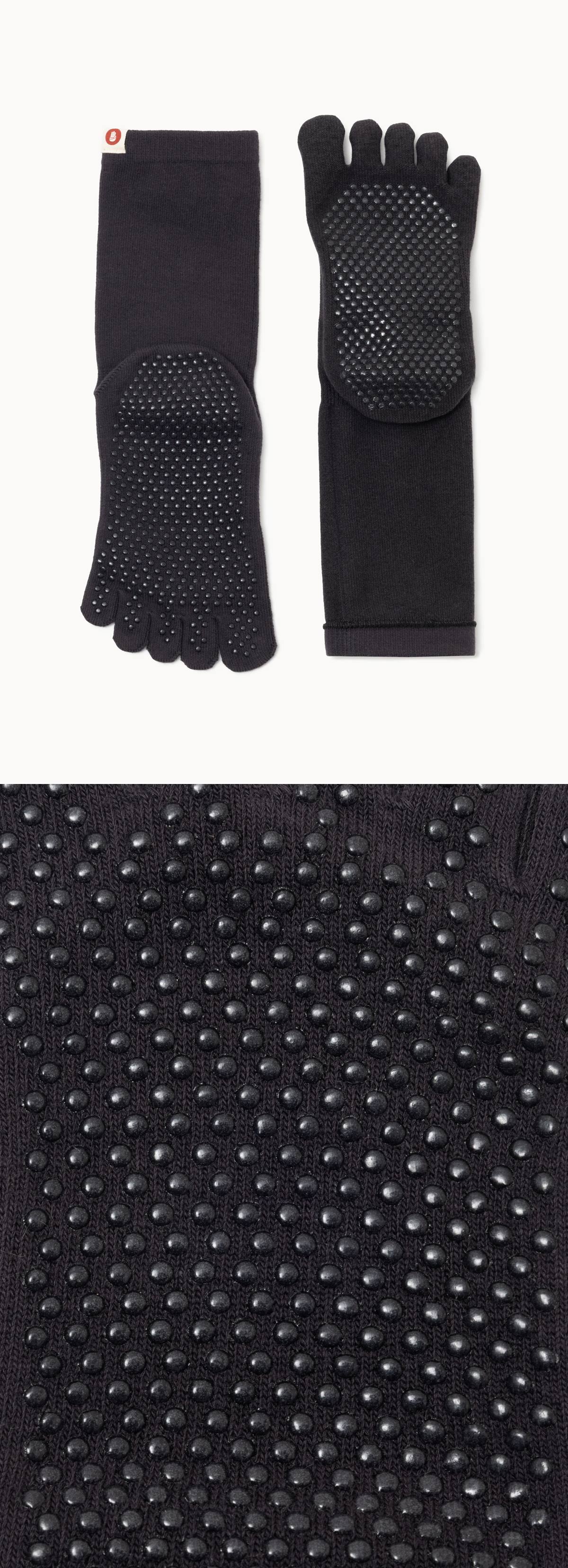 BM middle toe socks_Charcoal