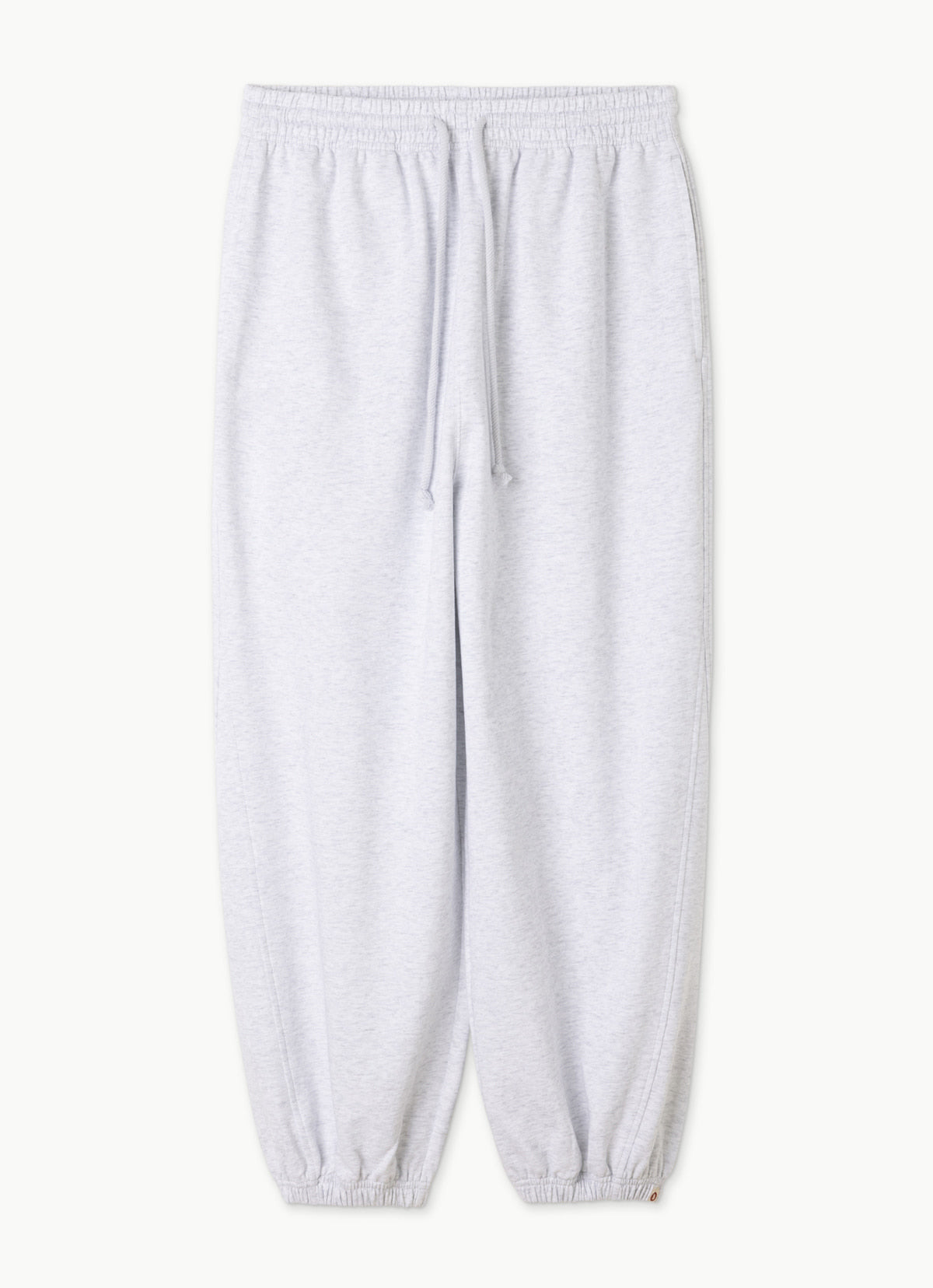 Diagonal jogger pants (Zurry ver.) (Unisex)_Melange Grey