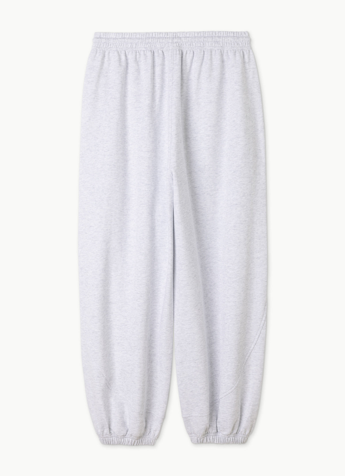 Diagonal jogger pants (Zurry ver.) (Unisex)_Melange Grey