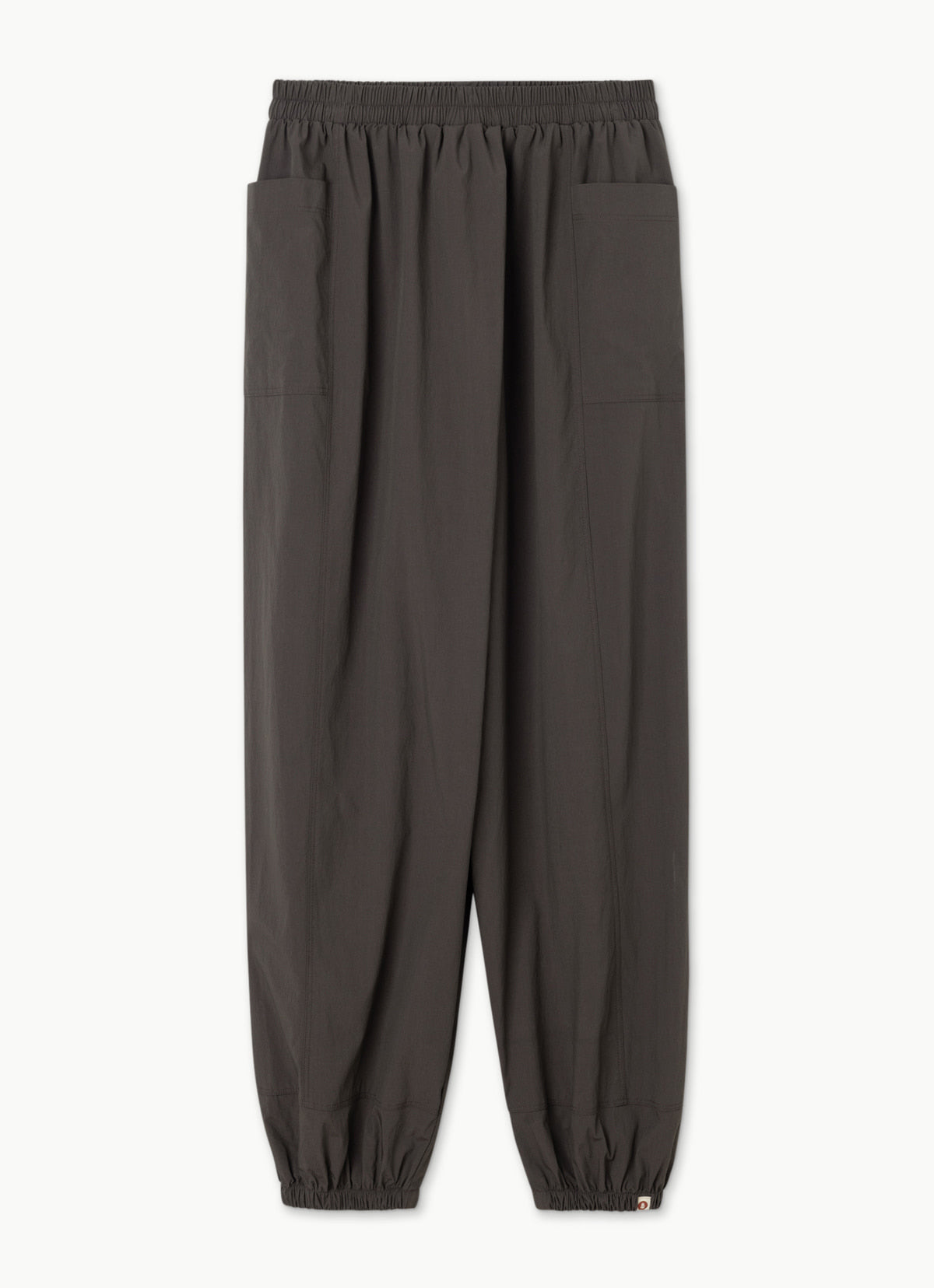 Wrap pocket pants (Nylon ver.) (Unisex)_Chocolate Brown