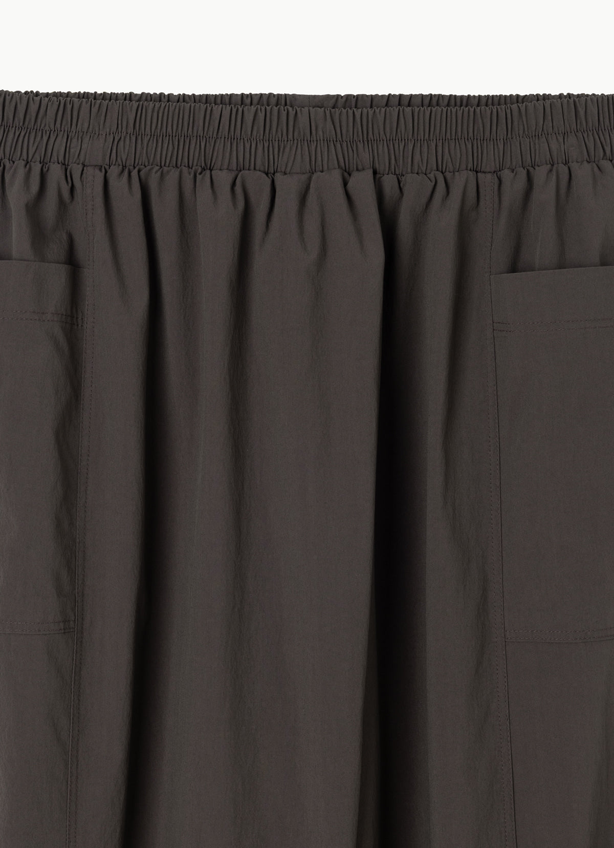Wrap pocket pants (Nylon ver.) (Unisex)_Chocolate Brown