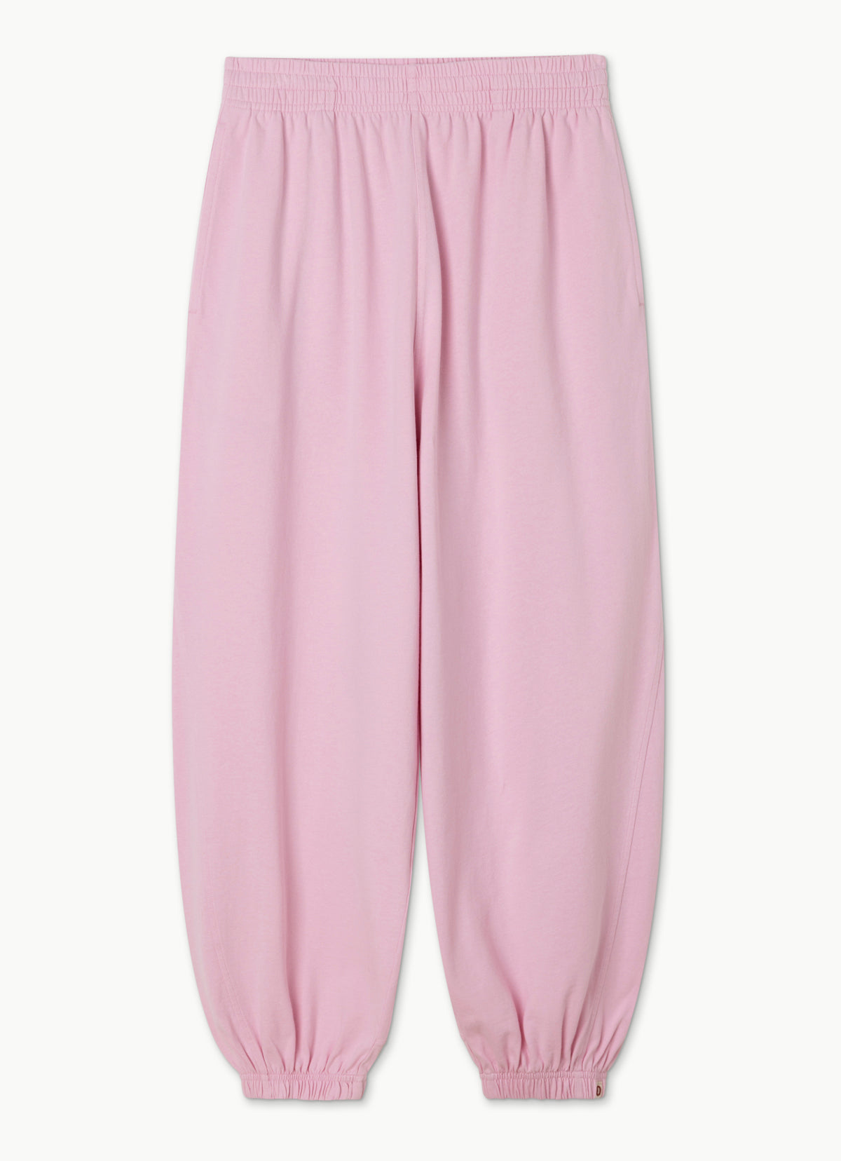 Diagonal jogger pants (Unisex)_Sweet Lilac