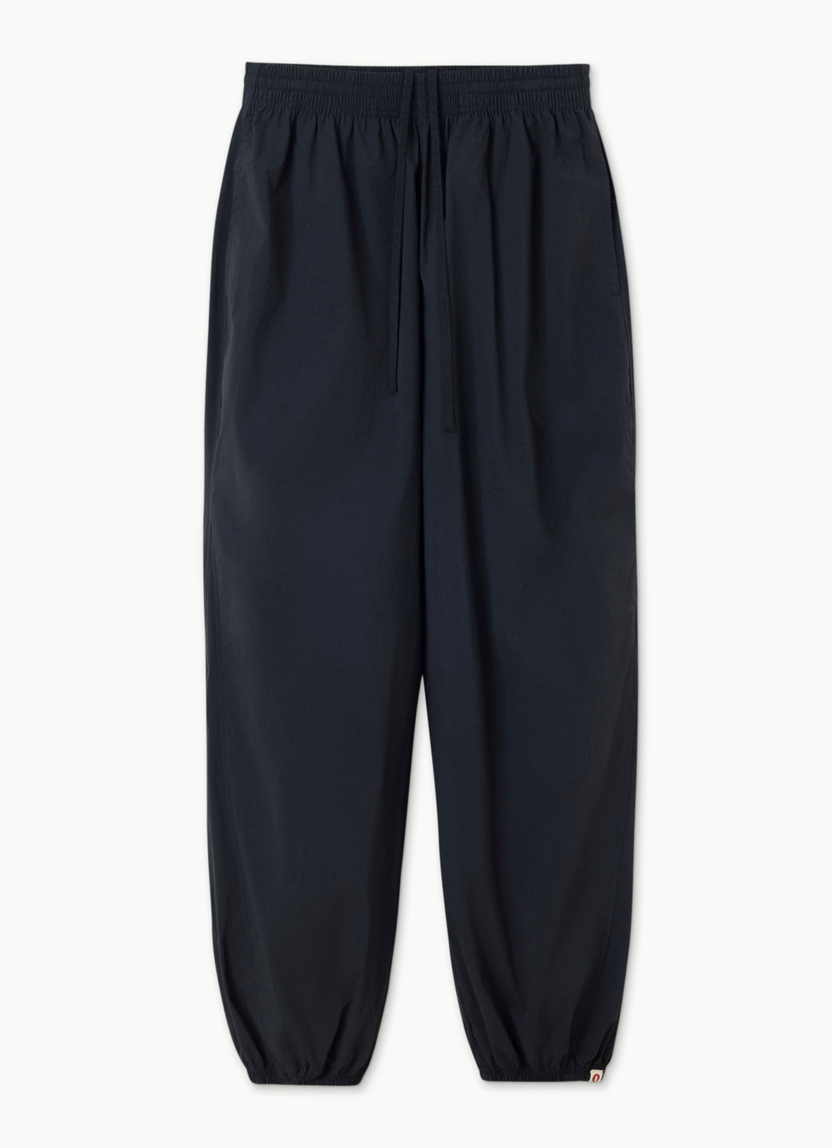 Diagonal jogger pants (Nylon ver.)_Black