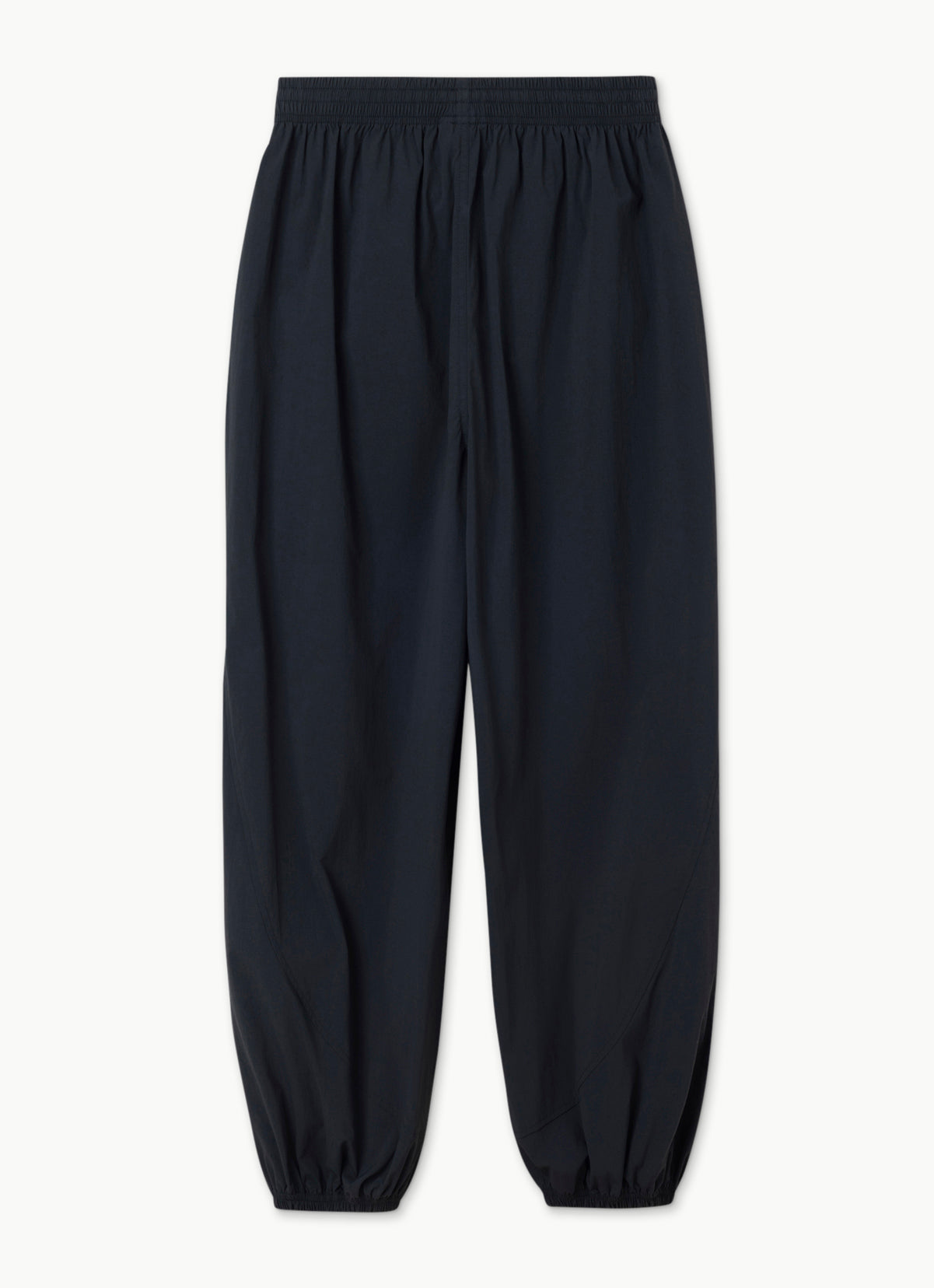 Diagonal jogger pants (Nylon ver.)_Black