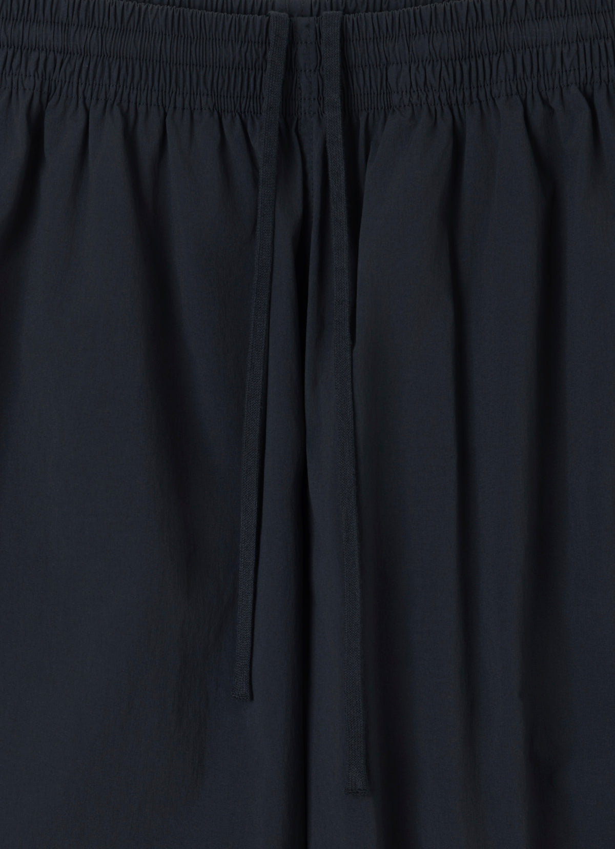 Diagonal jogger pants (Nylon ver.)_Black