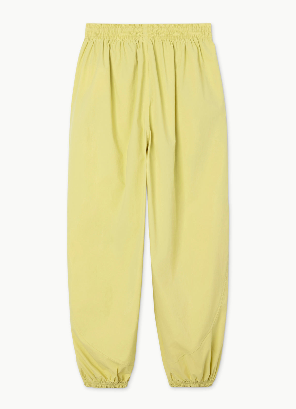Diagonal jogger pants (Nylon ver.)_Muted Lime
