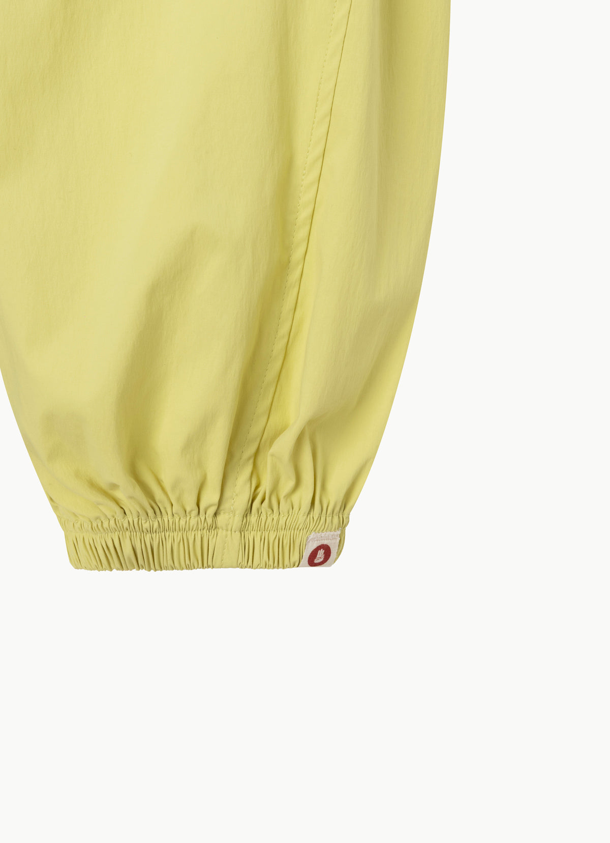Diagonal jogger pants (Nylon ver.)_Muted Lime