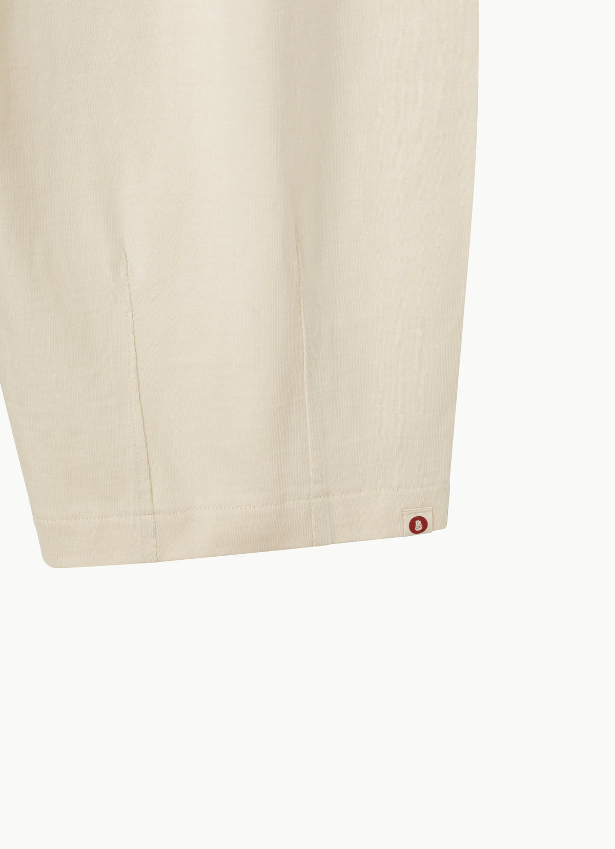 Tuck volume pants (Unisex)_Bone White