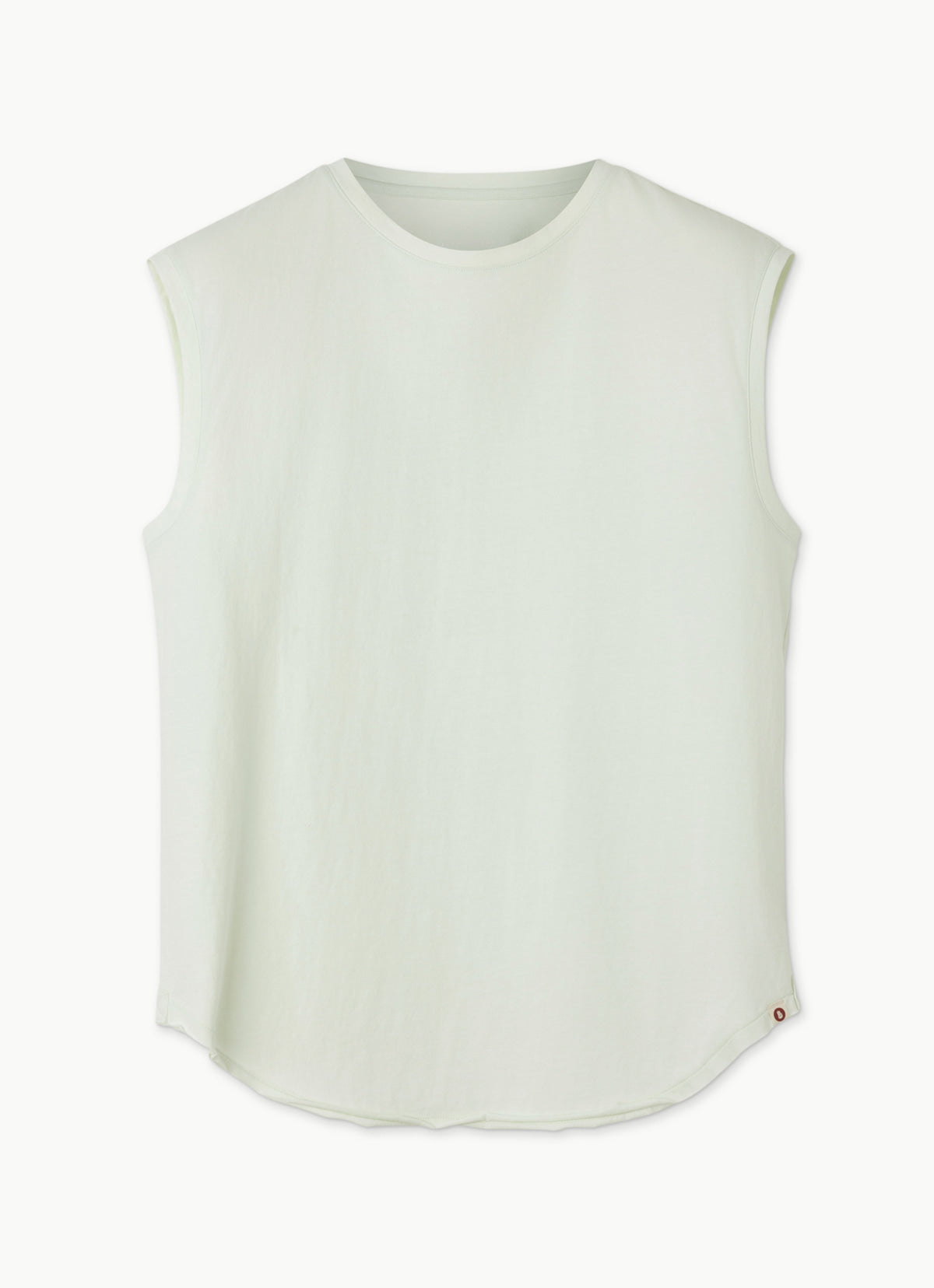 Simple round sleeveless (Unisex)_Clearly Aqua