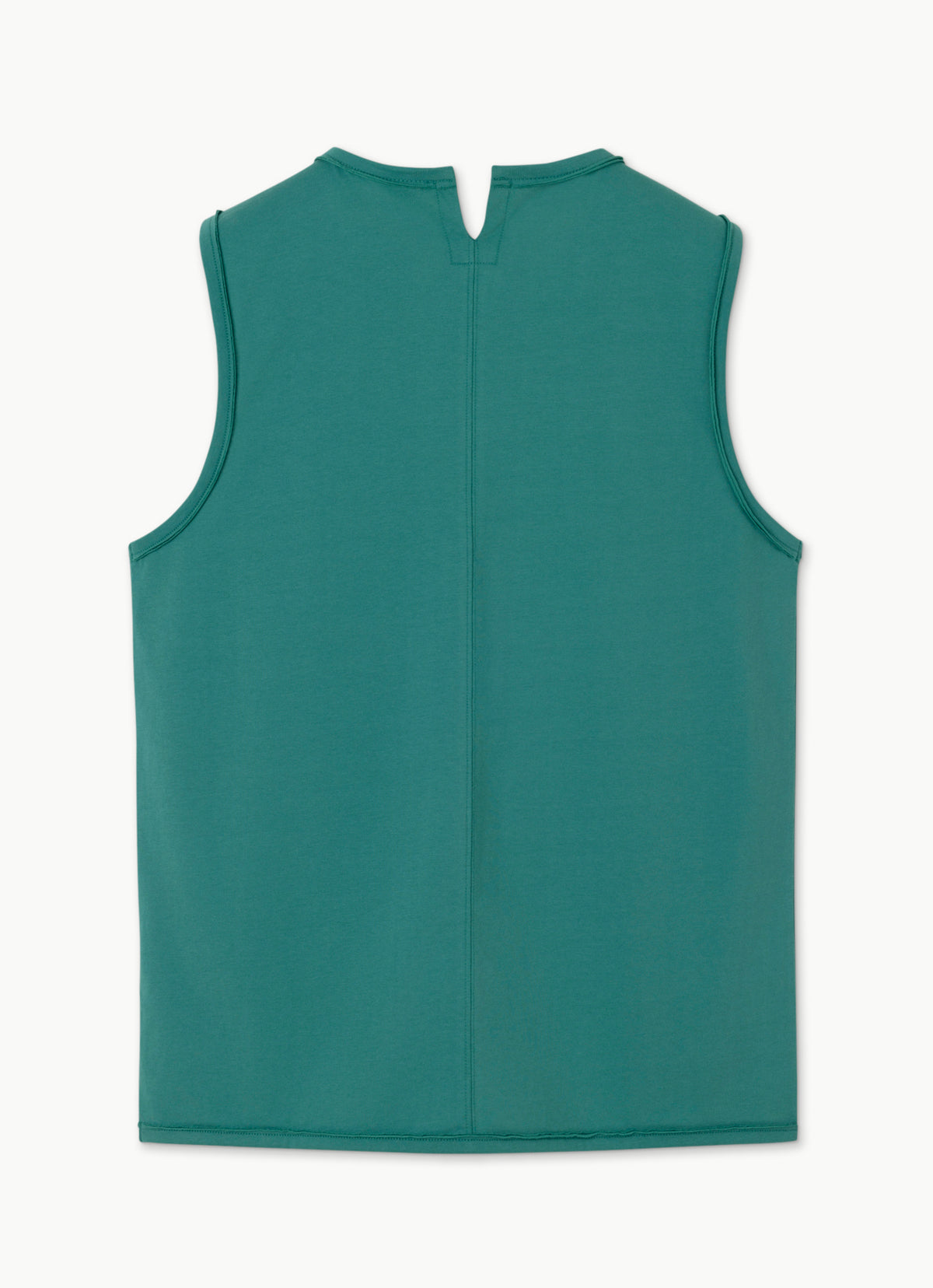 V slit sleeveless (Unisex)_Deep Jungle