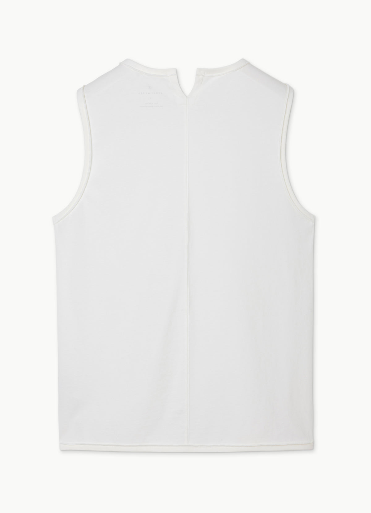 V slit sleeveless (Unisex)_Star White