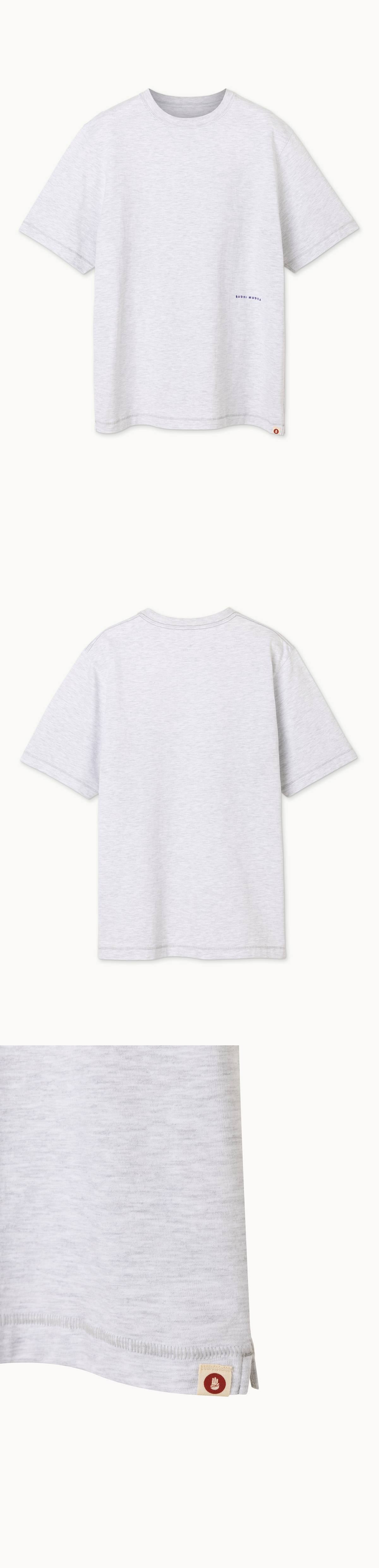 BM logo T (Unisex)_Melange Grey