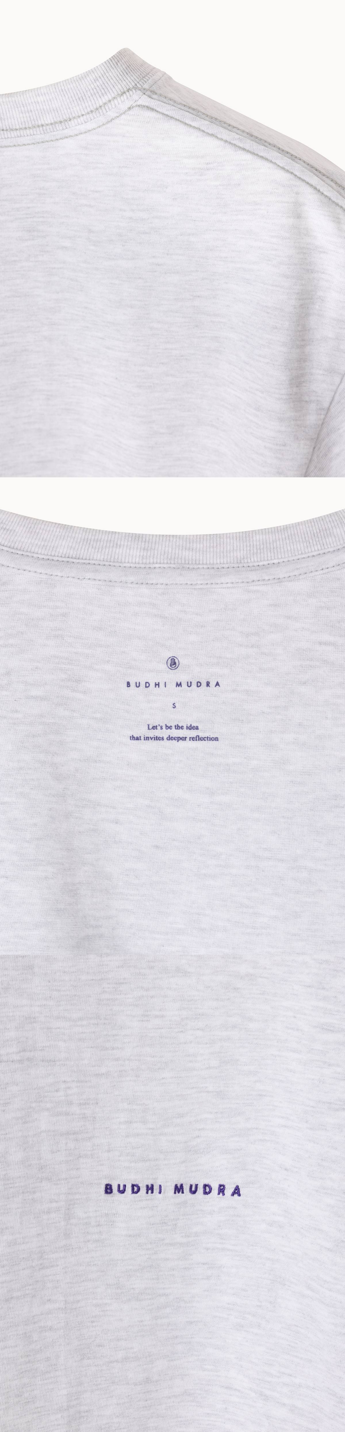 BM logo T (Unisex)_Melange Grey