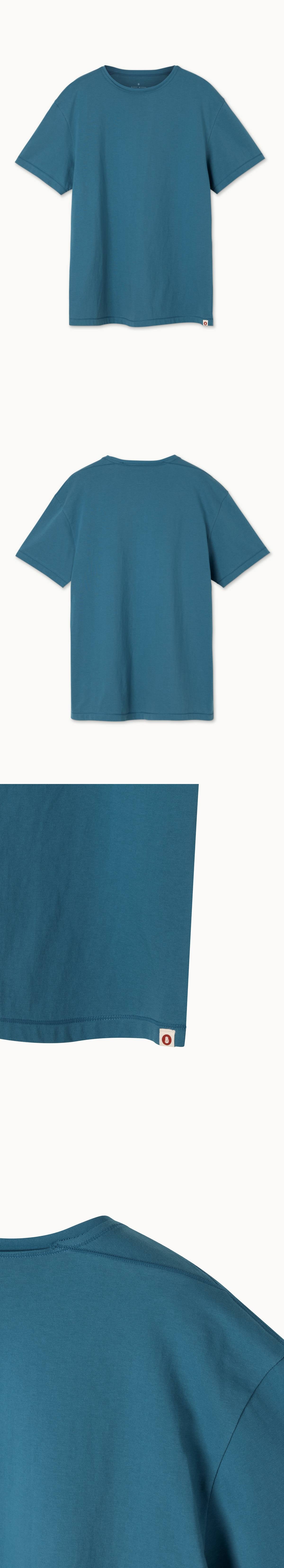 Kota short sleeve (Unisex)_Saxony Blue