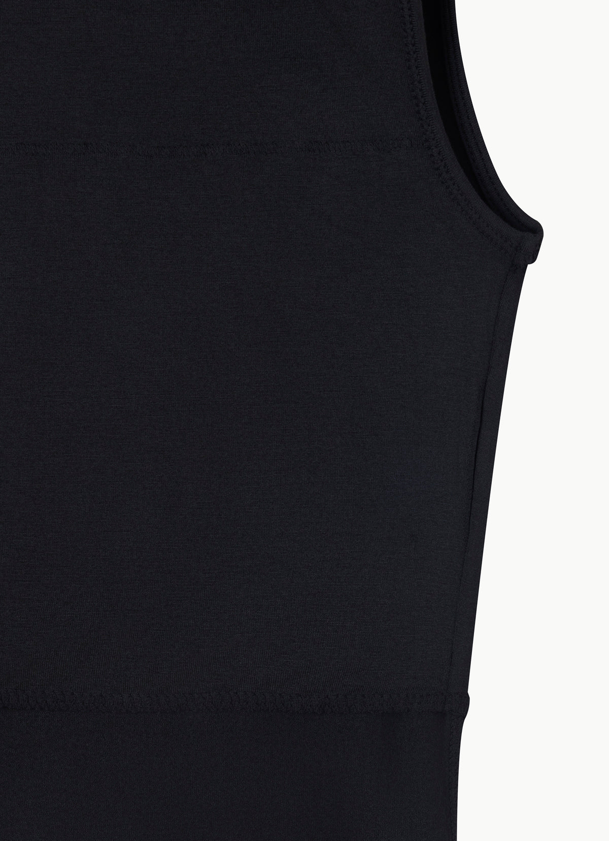 Unbalance twist short sleeve_Black