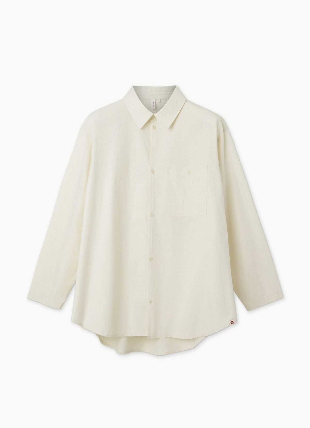 Overfit pocket shirts (Unisex)_Cream