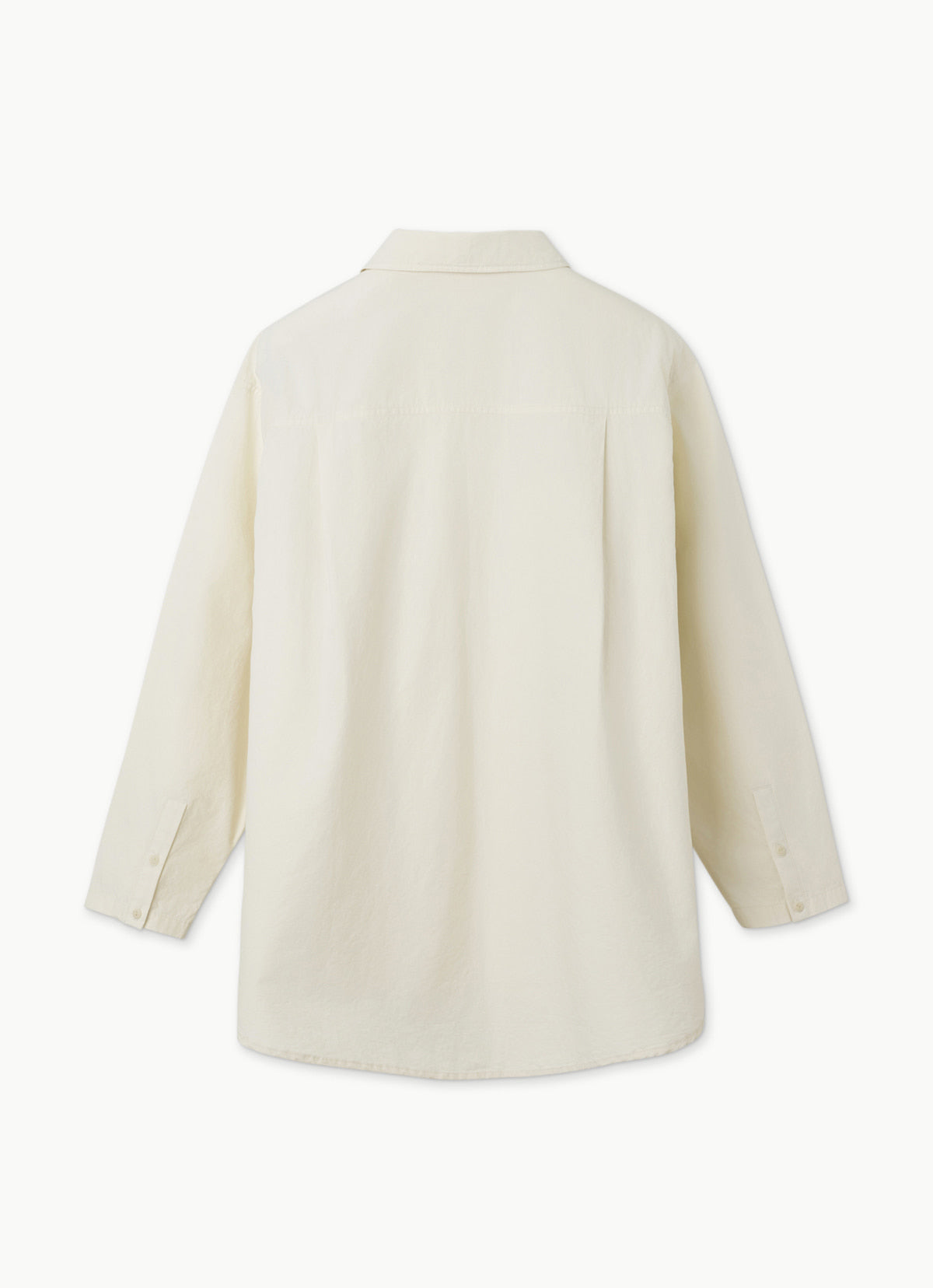 Overfit pocket shirts (Unisex)_Cream
