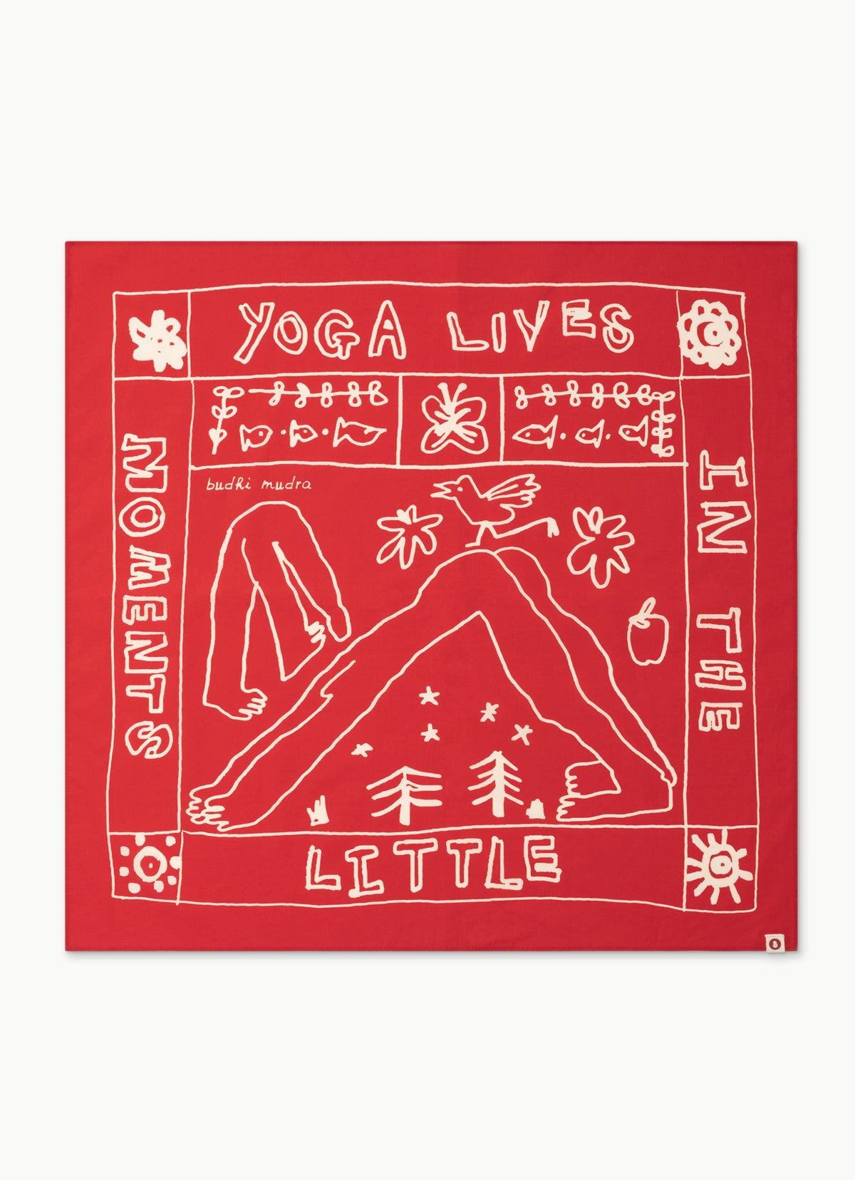 BM yoga bandana_Red