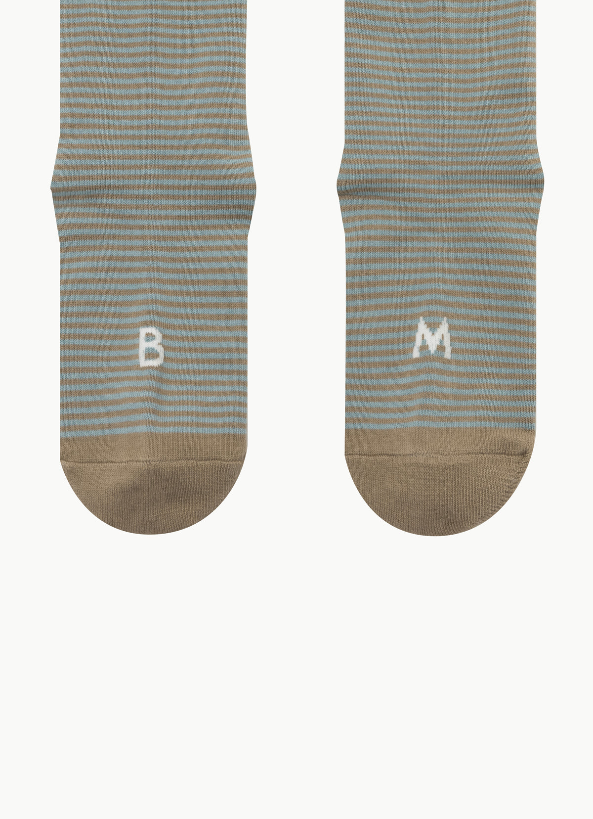 Rib ankle socks #2 (Unisex)_Brown Multi