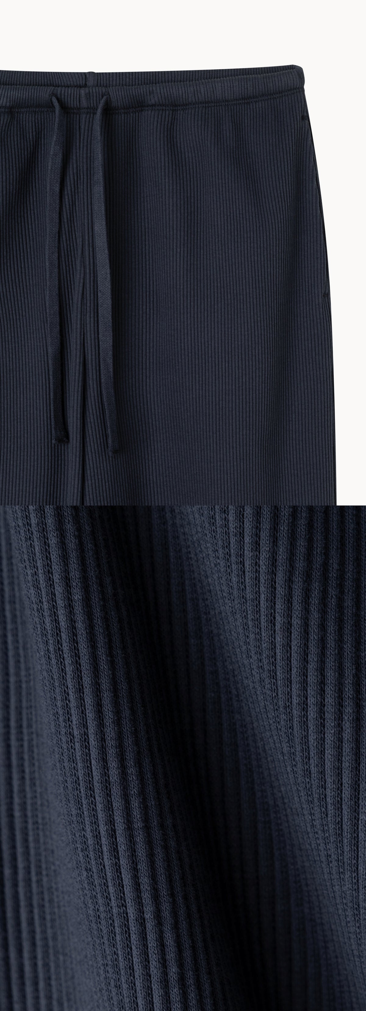 Rib jogger pants #3_Inkwell