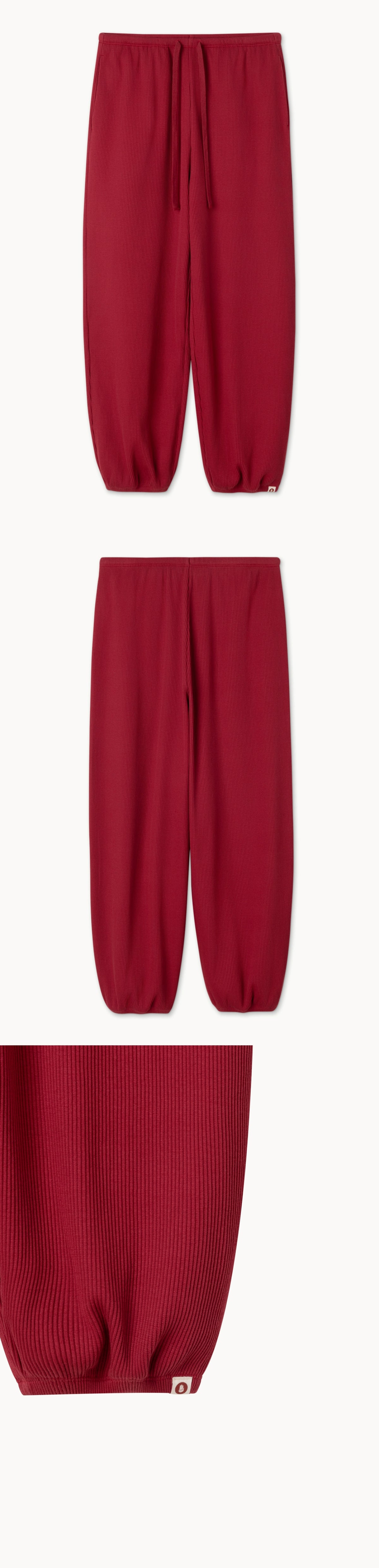 Rib jogger pants #3_Scooter