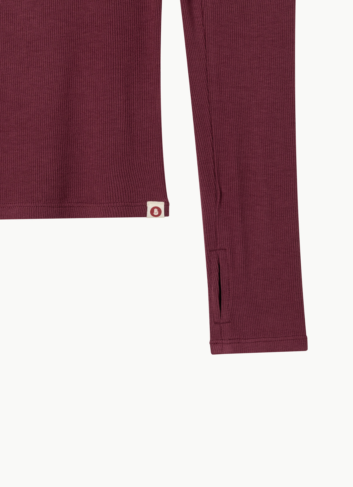 Easy long sleeve_Cordovan