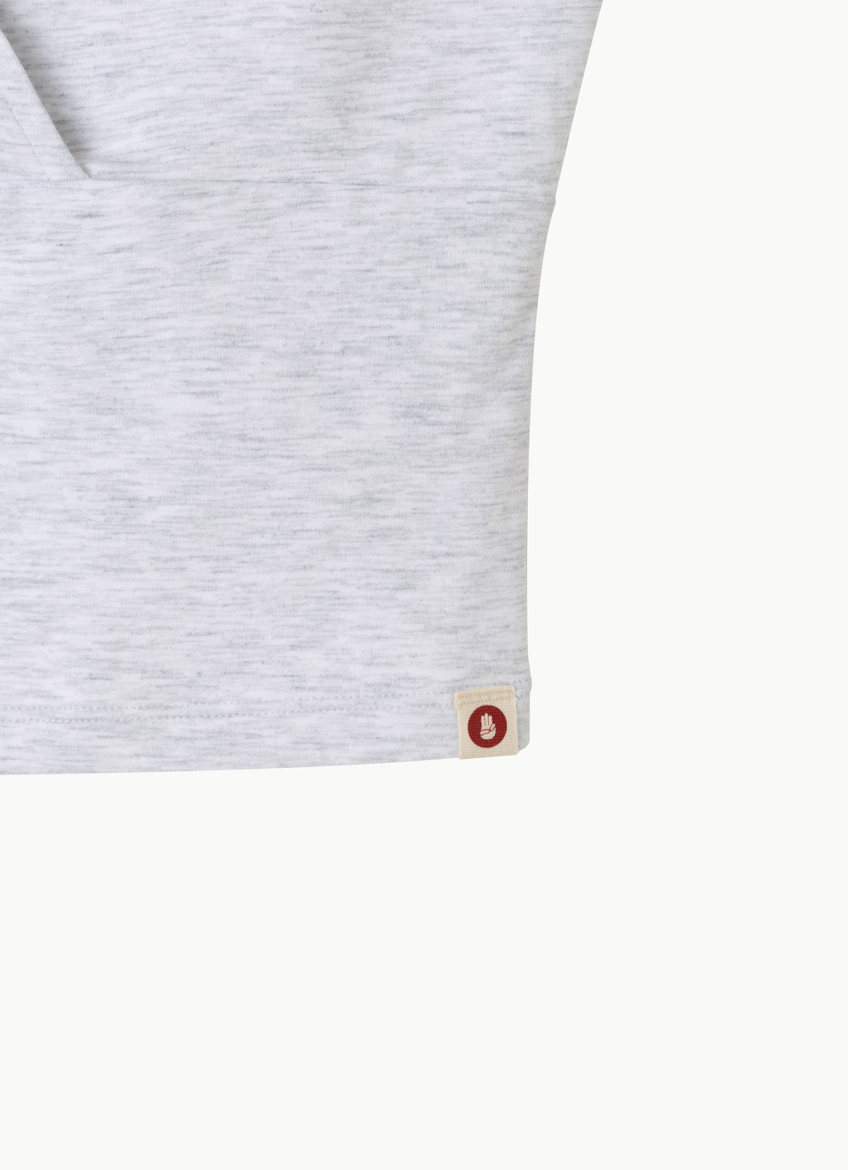 Fortune short sleeve_Melange Grey