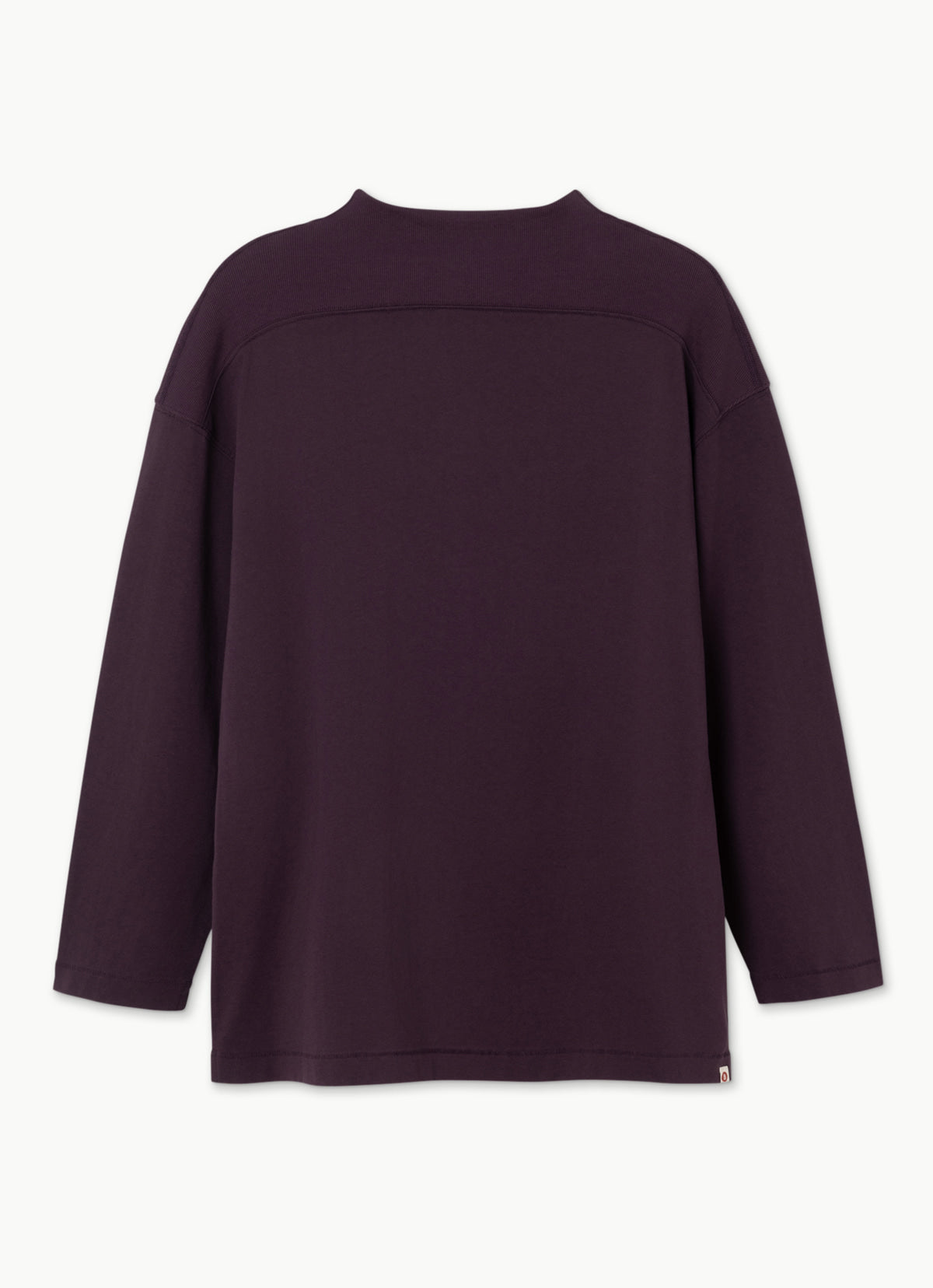 Small pocket mockneck T (Unisex)_Plum Perfect