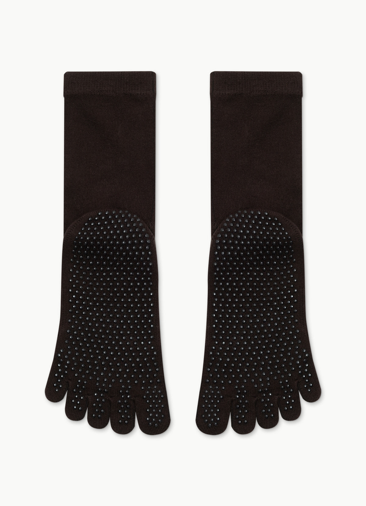 BM middle toe socks (unisex)_Coffee Bean
