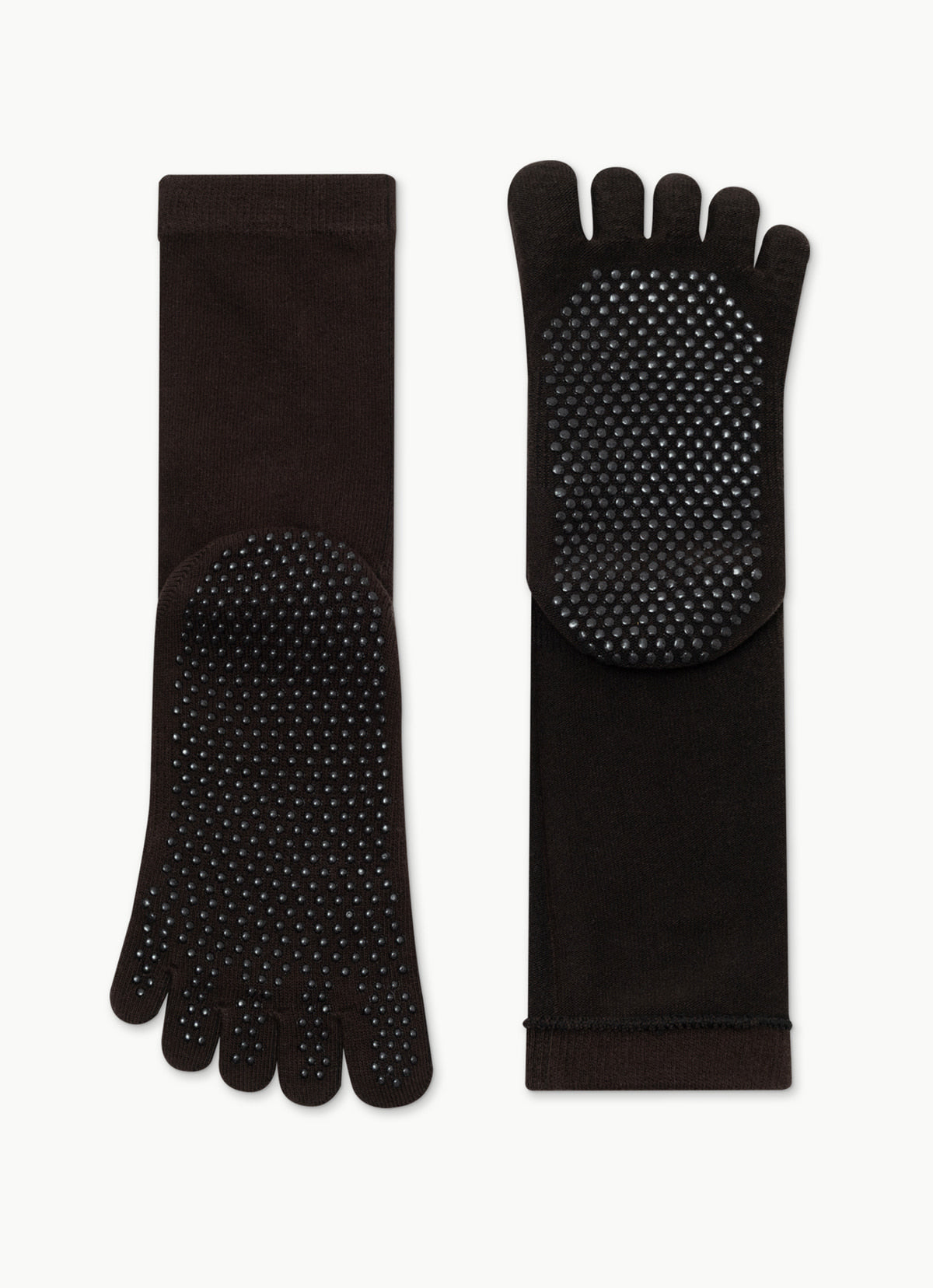 BM middle toe socks (unisex)_Coffee Bean