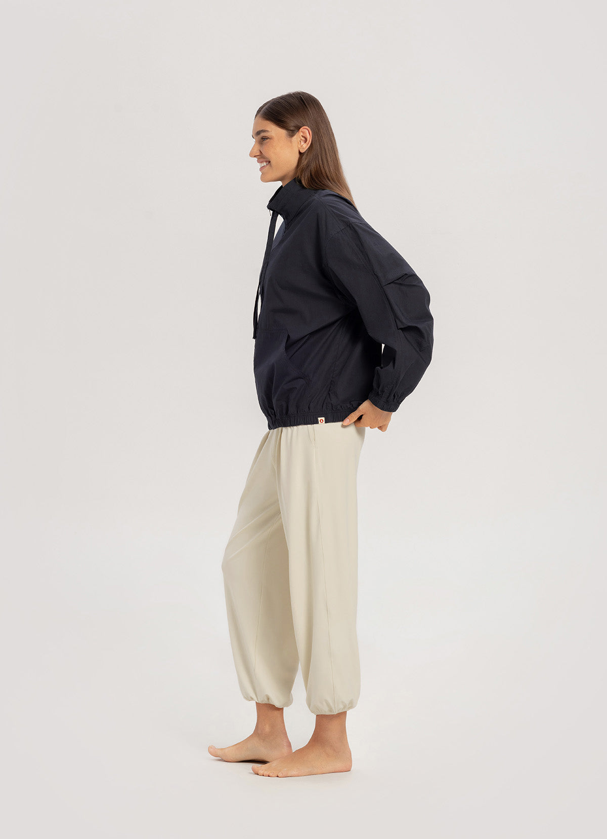 Kabocha zip-up_Navy