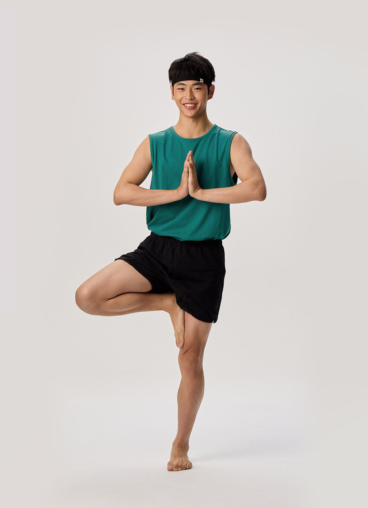 V slit sleeveless (Unisex)_Deep Jungle