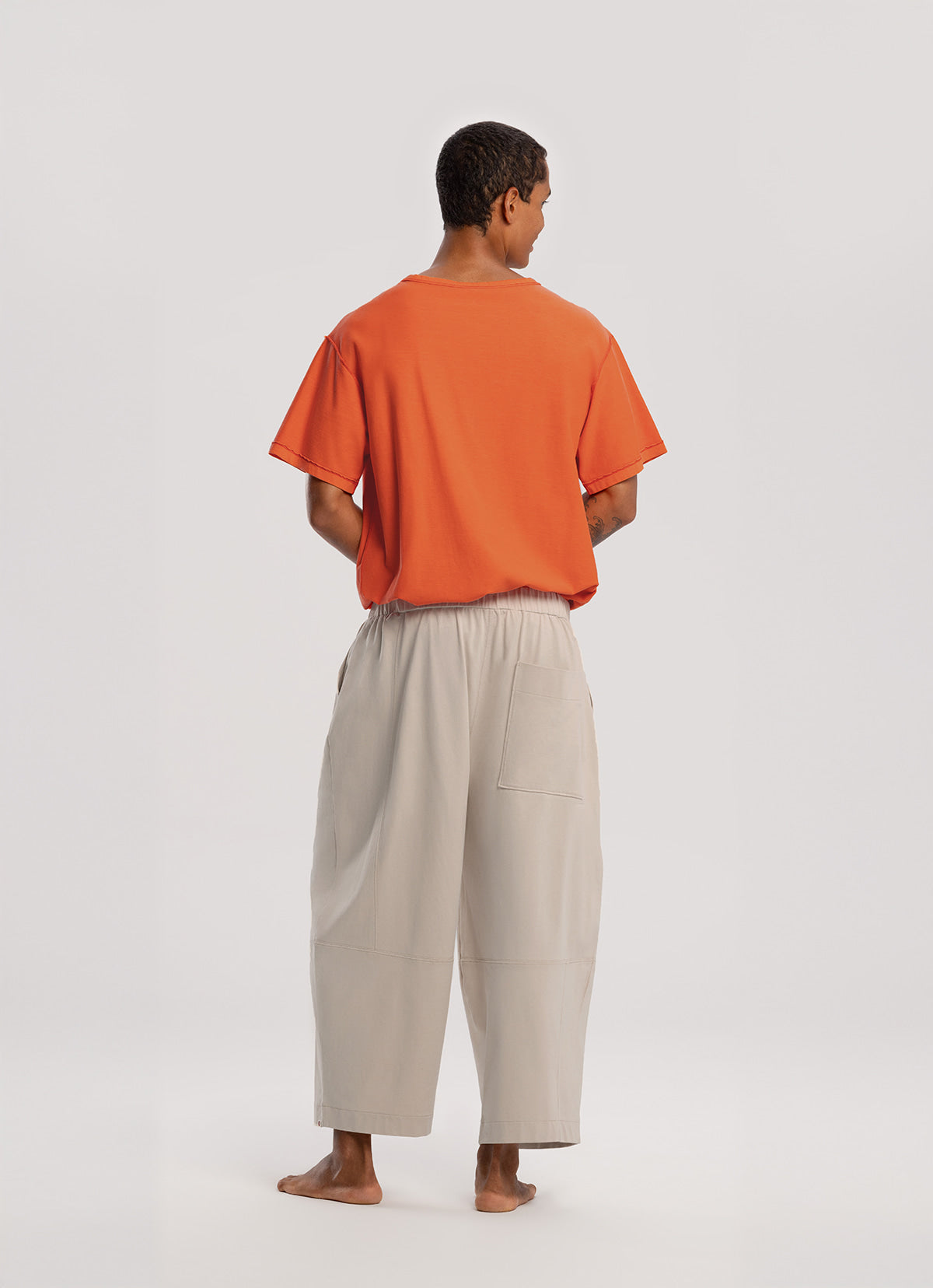 Wide panel pants (Unisex)_Peyote