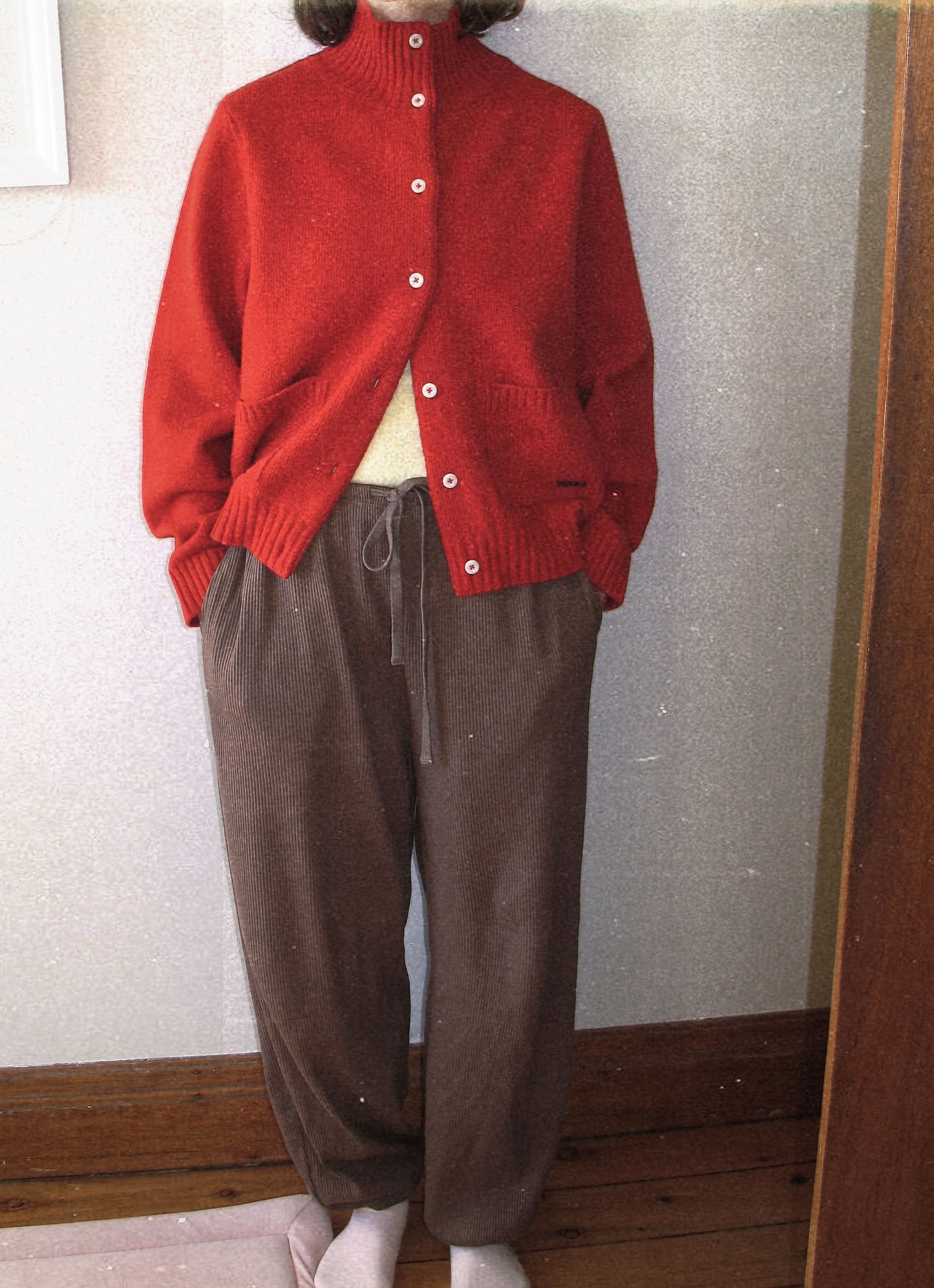 Rib jogger pants #3 (Warm ver.)_Chocolate Chip